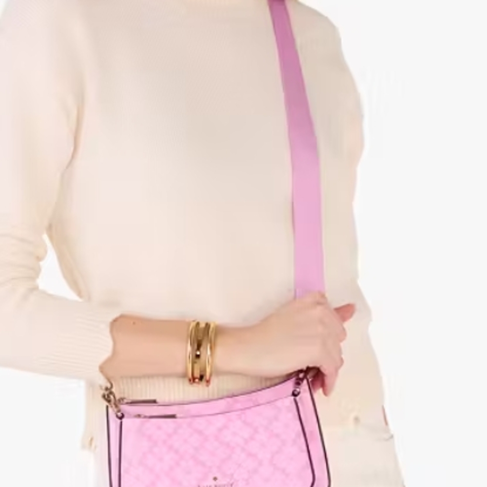 Kate Spade Pink Floral Women's Bag; 2in1; NWT - Picture 4 of 12